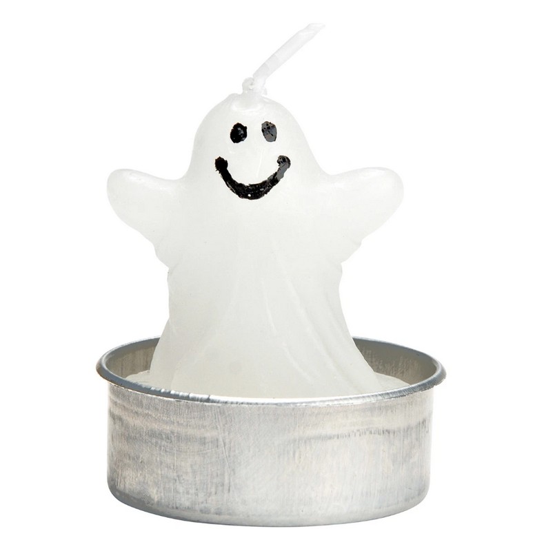 Candela tealight di Halloween a forma di fantasma